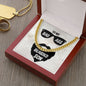To My Badass Bearded Son - Cuban Link Chain Necklace,Sentimental Son Gifts from Mom,Son Cuban Chain Link Necklace,Mother to Son Gifts,Gifts for Son Birthday,Unique Gifts for Son from Mother,son gifts,to my son,gift for son,son birthday,mother son,mother son necklace,mother son jewelry,mother son christmas,mother son gifts,mother and son gifts,mom and son gifts Jewelry 7