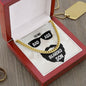 To My Badass Bearded Son - Cuban Link Chain Necklace,Sentimental Son Gifts from Mom,Son Cuban Chain Link Necklace,Mother to Son Gifts,Gifts for Son Birthday,Unique Gifts for Son from Mother,son gifts,to my son,gift for son,son birthday,mother son,mother son necklace,mother son jewelry,mother son christmas,mother son gifts,mother and son gifts,mom and son gifts Jewelry 8