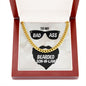 To my Badass Bearded Son-in-law - Cuban Link Chain Necklace - Jewelry 11