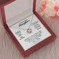To my Beautiful Daughter - from Mom - Love and Light - Love Knot Necklace - Jewelry 11