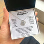 To my Beautiful Daughter - from Mom - Love and Light - Love Knot Necklace - Jewelry 2