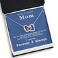 To my Beautiful Mom - Priceless Jewel - Interlocking Hearts Necklace - Jewelry 6