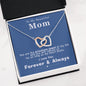 To my Beautiful Mom - Priceless Jewel - Interlocking Hearts Necklace - Jewelry 9