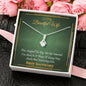 To my Beautiful Wife - Time Stopped - Anniversary Gift - Alluring Beauty Necklace - Jewelry 3
