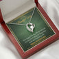 To my Beautiful Wife - Time Stopped - Anniversary Gift - Forever Love Necklace - Jewelry 7