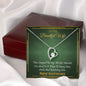 To my Beautiful Wife - Time Stopped - Anniversary Gift - Forever Love Necklace - Jewelry 8