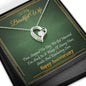 To my Beautiful Wife - Time Stopped - Anniversary Gift - Forever Love Necklace - Jewelry 3