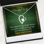 To my Beautiful Wife - Time Stopped - Anniversary Gift - Forever Love Necklace - Jewelry 10
