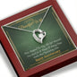 To my Beautiful Wife - Time Stopped - Anniversary Gift - Forever Love Necklace - Jewelry 14