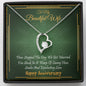 To my Beautiful Wife - Time Stopped - Anniversary Gift - Forever Love Necklace - Standard Box - Jewelry 1