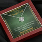 To my Beautiful Wife - Time Stopped - Anniversary Gift - Love Knot Necklace - Jewelry 5