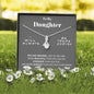 To my Daughter - Amazing - Gray - Alluring Beauty Necklace - Jewelry 14
