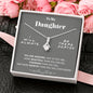 To my Daughter - Amazing - Gray - Alluring Beauty Necklace - Jewelry 3