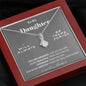 To my Daughter - Amazing - Gray - Alluring Beauty Necklace - Mahogany Style Luxury Box - Jewelry 7