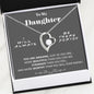 To my Daughter - Amazing - Gray - Forever Love Necklace - Jewelry 10