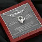 To my Daughter - Amazing - Gray - Forever Love Necklace - Mahogany Style Luxury Box - Jewelry 6