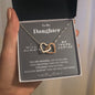 To my Daughter - Amazing - Interlocking Hearts Necklace - Jewelry 16