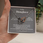 To my Daughter - Amazing - Interlocking Hearts Necklace - Standard Box - Jewelry 12