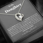 To my Daughter - Brave - Gray - Forever Love Necklace - Jewelry 4