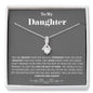 To my Daughter - Braver - Gray - Alluring Beauty Necklace - Jewelry 12