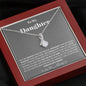 To my Daughter - Braver - Gray - Alluring Beauty Necklace - Mahogany Style Luxury Box - Jewelry 7