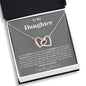 To my Daughter - Braver - Interlocking Hearts Necklace - Jewelry 6