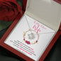 To my Future Wife - last everything - Love Knot Necklace - Mahogany Style Luxury Box - Jewelry 6