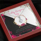 To my Gorgeous Wife - Beautiful Love Story - Alluring Beauty Necklace - Mahogany Style Luxury Box - Jewelry 7