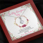 To my Gorgeous Wife - Loving you and Breathing - Alluring Beauty Necklace - Mahogany Style Luxury Box - Jewelry 7