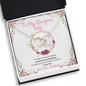 To my Gorgeous Wife - Loving you and Breathing - Interlocking Hearts Necklace - Jewelry 6