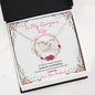 To my Gorgeous Wife - Loving you and Breathing - Interlocking Hearts Necklace - Jewelry 9