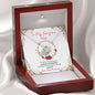 To my Gorgeous Wife - Loving you and Breathing - Love Knot Necklace - Jewelry 7