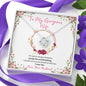 To my Gorgeous Wife - Loving you and Breathing - Love Knot Necklace - Jewelry 4