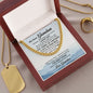 To my Grandson - always Remember how much i Love you - Cuban Link Chain Necklace - Jewelry 16