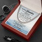 To my Grandson - always Remember how much i Love you - Cuban Link Chain Necklace - Jewelry 5