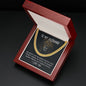 To my Husband - God doesn’t give - Cuban Link Chain Necklace - Jewelry 3