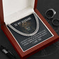 To my Husband - God doesn’t give - Cuban Link Chain Necklace - Jewelry 23
