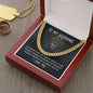 To my Husband - God doesn’t give - Cuban Link Chain Necklace - Jewelry 7