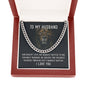 To my Husband - God doesn’t give - Cuban Link Chain Necklace - Jewelry 20