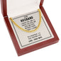 To my Husband - i Choose you - Cuban Link Chain Necklace - Jewelry 15