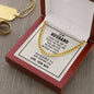 To my Husband - i Choose you - Cuban Link Chain Necklace - Jewelry 7