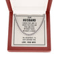 To my Husband - i Choose you - Cuban Link Chain Necklace - Jewelry 22