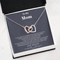 To my Mom - from Son - Hearts as One - Interlocking Hearts Necklace - Jewelry 9