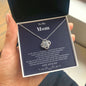 To my Mom - from Son - Hearts as One - Love Knot Necklace - Jewelry 2