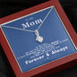 To my Mom - more Precious - Alluring Beauty Necklace - Mahogany Style Luxury Box - Jewelry 7