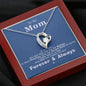 To my Mom - more Precious - Forever Love Necklace - Mahogany Style Luxury Box - Jewelry 6