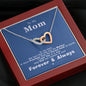 To my Mom - more Precious - Interlocking Hearts Necklace - Mahogany Style Luxury Box - Jewelry 4