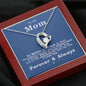 To my Mom - Sunshine - Forever Love Necklace - Mahogany Style Luxury Box - Jewelry 6