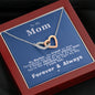 To my Mom - Sunshine - Interlocking Hearts Necklace - Mahogany Style Luxury Box - Jewelry 4
