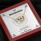 To my Shieldmaiden 2 - Interlocking Hearts Necklace - Mahogany Style Luxury Box - Jewelry 4